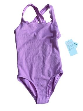 Girls pink swimsuit